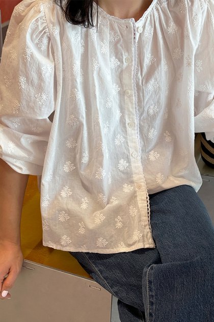 Once lace blouse