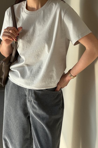 Late short-sleeved T-shirt