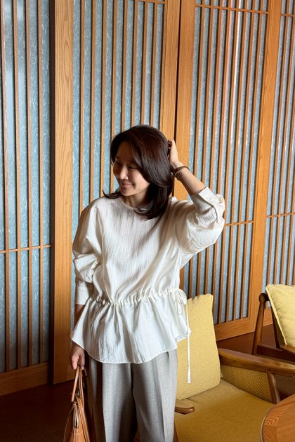 Saia shirring blouse