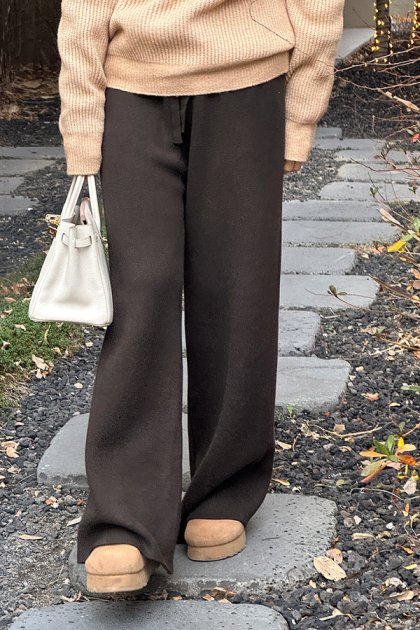 holic 5024 wide fleece pants