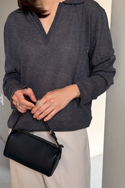 Rioz collar knit