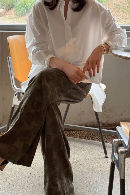 holic 5145 Jacquard Elastic Pants