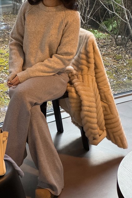 Aero wool knit