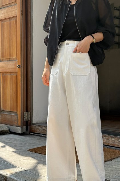 holic 5123 Pocket White Pants