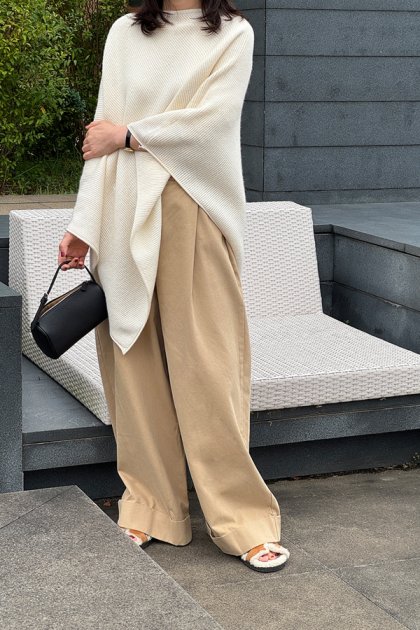 holic 4919 wide cotton pants