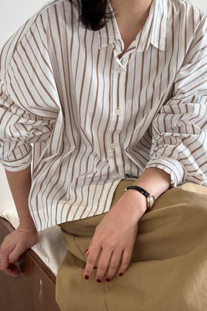 [made] HL Striped Loose Shirt [No. 654]