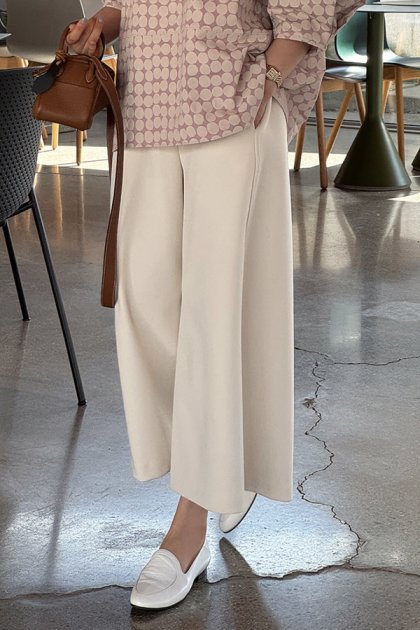 holic 5085 banding wide pants