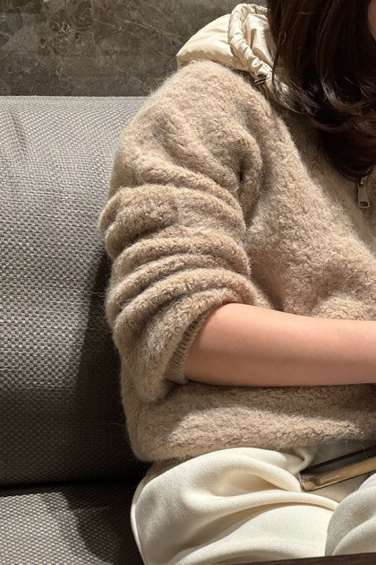 Forev hooded knit