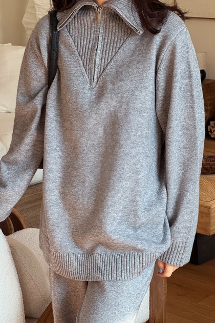 Reverie half-zip knit