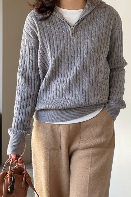 Nedit zip-up knit