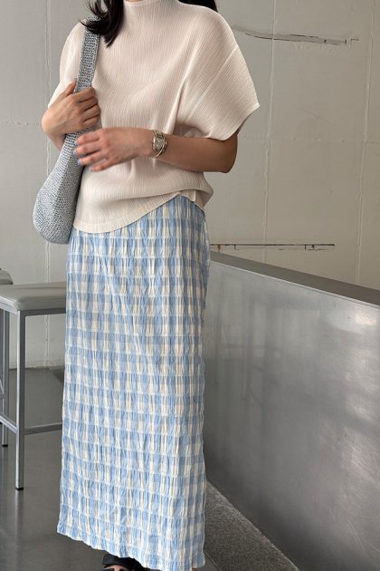 오르트 플리츠 블라우스