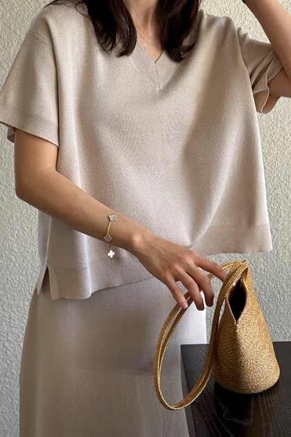 Fluv short-sleeve knit