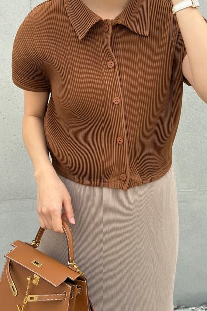Turin pleated shirt