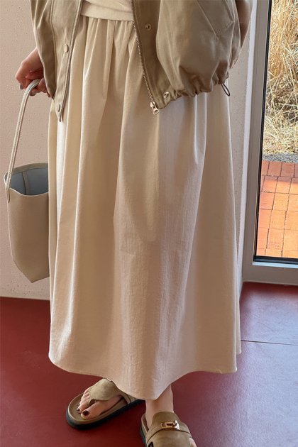 Wenb shirring skirt