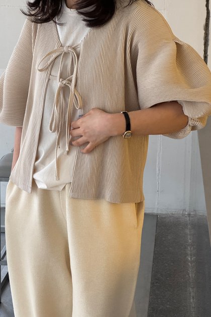 Heishi Ribbon Cardigan