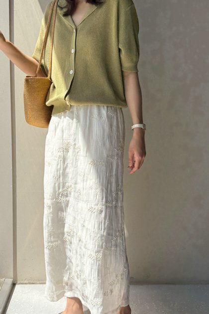 Podia embroidered skirt