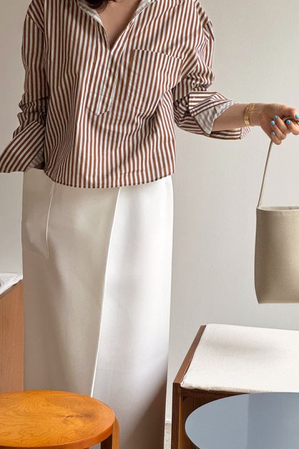 Diero striped shirt