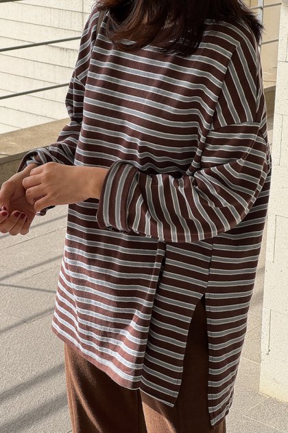 [made] HL Loose Striped T-shirt [NO.665]