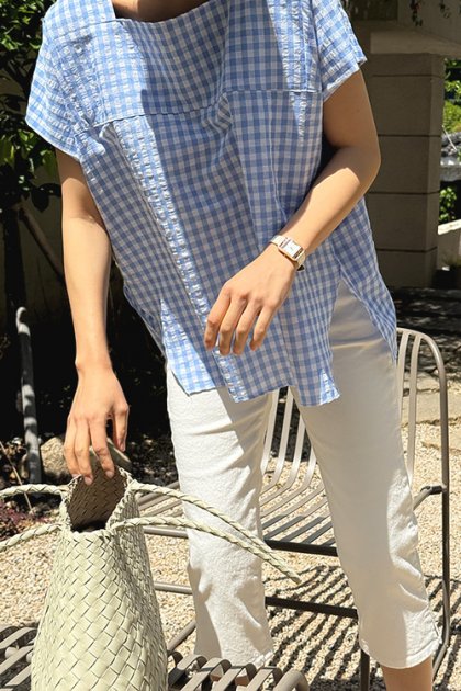 Mune Check Blouse