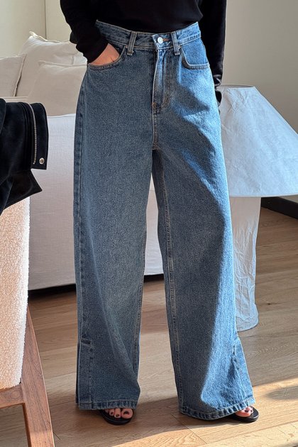 holic 5069 blue slit denim