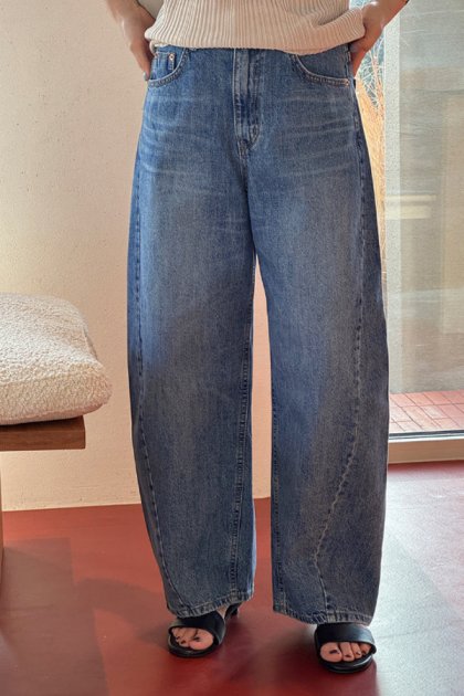 holic 5087 blue curved denim