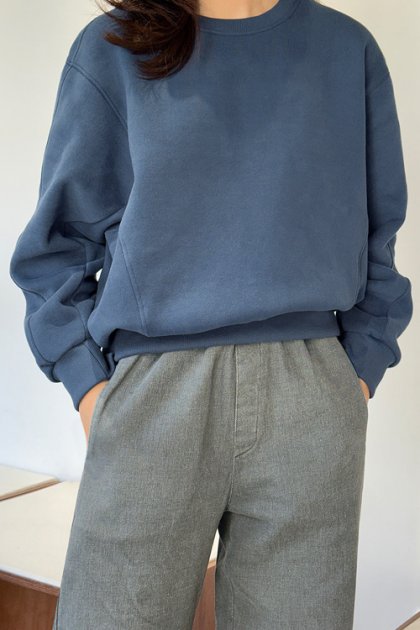 Mores fleece man-to-man Mores fleece man-to-man