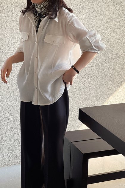 Rachel Pleated Shirt