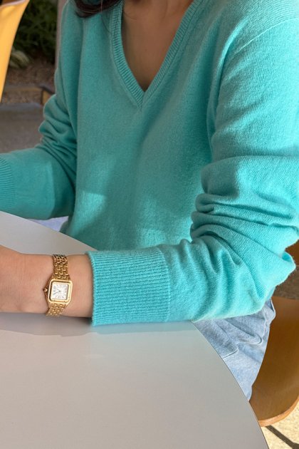 [made] HL Cash V-neck Knit [NO.628]