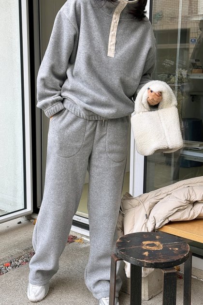 holic 4985 fleece banding pants
