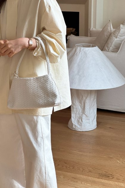 Intrecciato Shoulder Bag (Pouch Set)