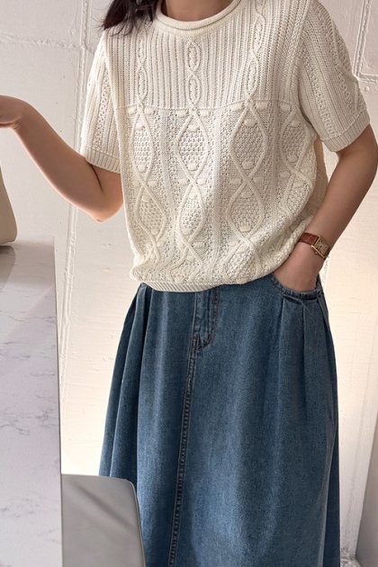 Innis short sleeve knit