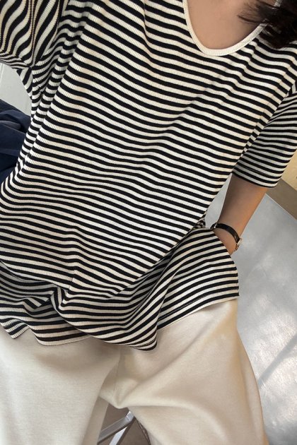 Swiss Striped T-shirt