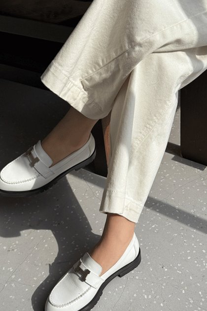 holic 4715 Ivory pocket pants