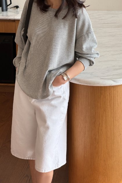 holic 5112 White Half Pants