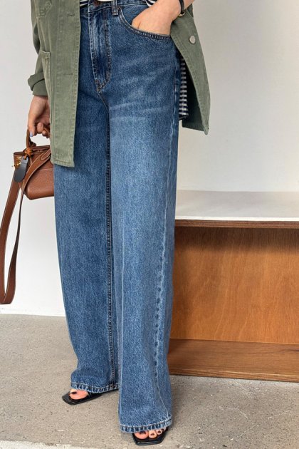 holic 5084 blue wide denim
