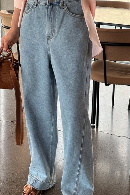 holic 5086 라이트블루 컷팅 데님