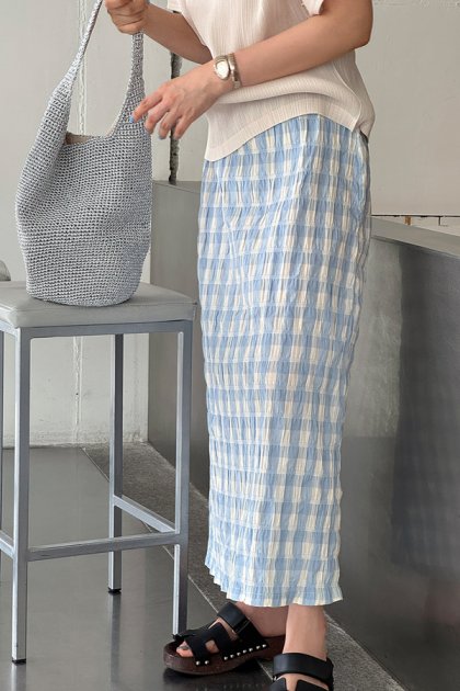 Elotin Check Skirt Elotin Check Skirt