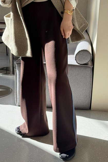holic 5027 two-tone wide pants