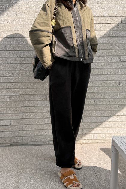 holic 4580 fleece jogger pants