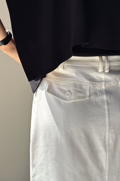 Meloy cotton skirt