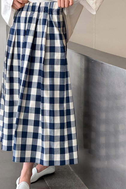 Ronique check skirt