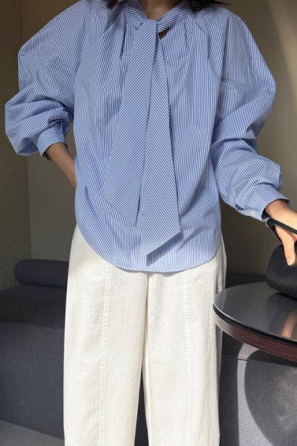 Calin Tie Blouse