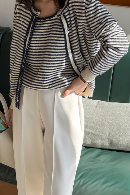 Melos striped cardigan