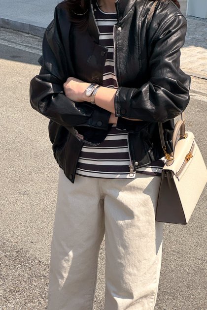 Verot leather jumper